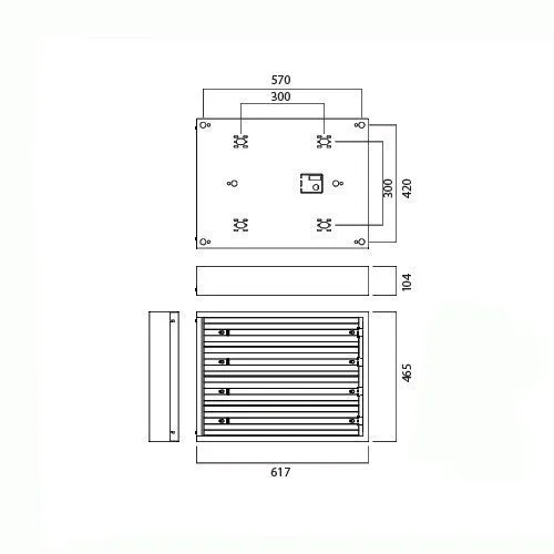 109 Watt 12,000lm Cool White 4,000K IP20 LED Low Bay