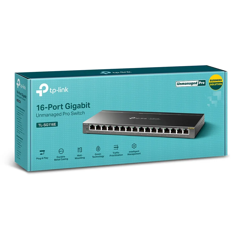 16-Port Gigabit Unmanaged Pro Switch TP-Link TL-SG116E