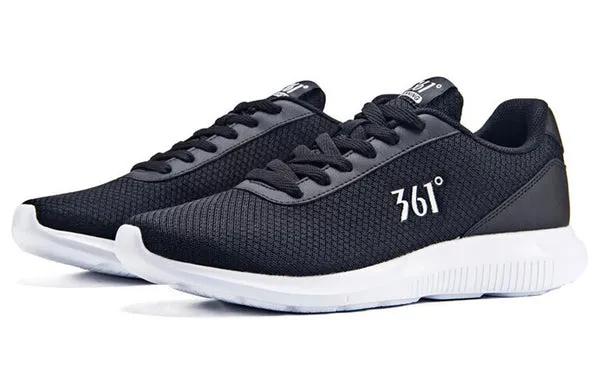 361 Degrees Casual Running Shoes 'Black Grey', black