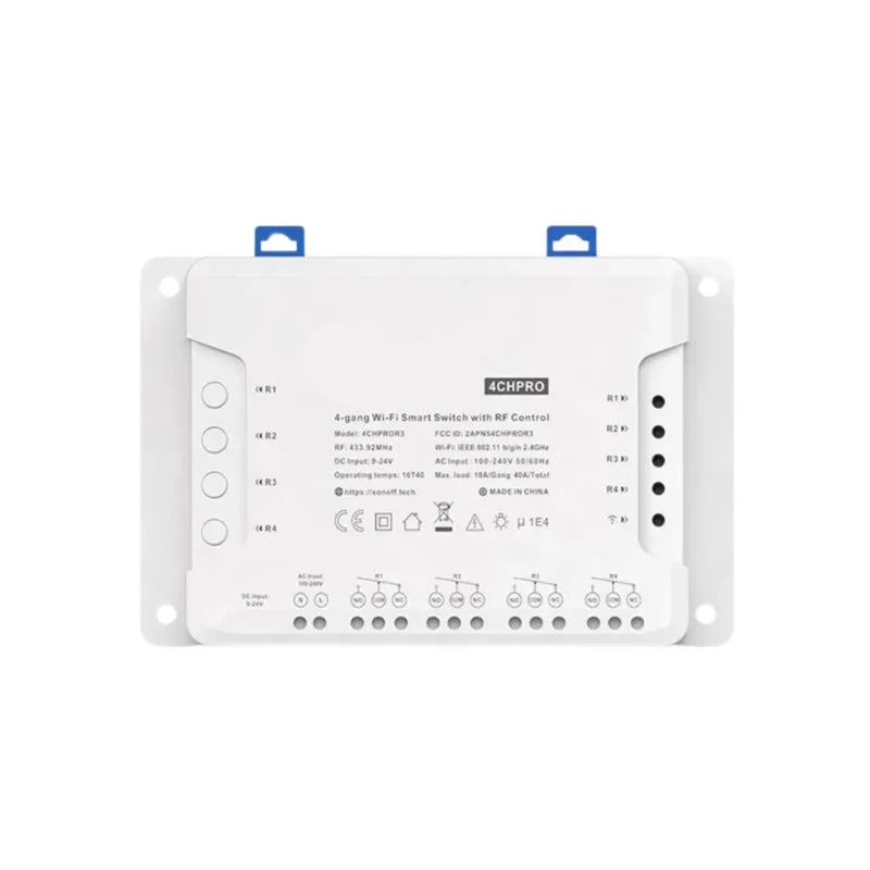 4 Way Remote Smart Home Wifi Switch Auto Wireless App Control