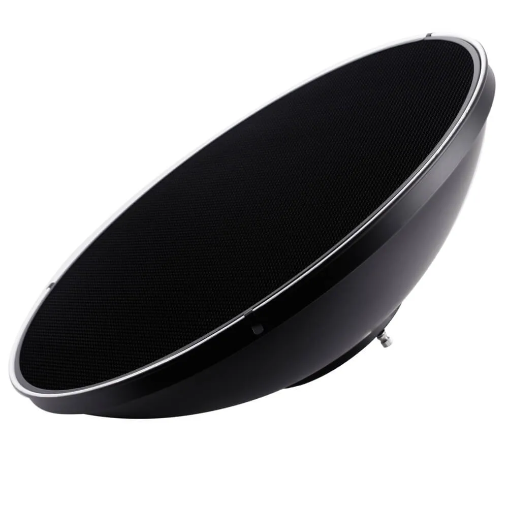 42cm (16.5") Aluminium Silver Beauty Dish with Carry Case