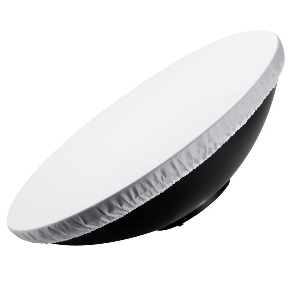 42cm (16.5") Aluminium Silver Beauty Dish with Carry Case