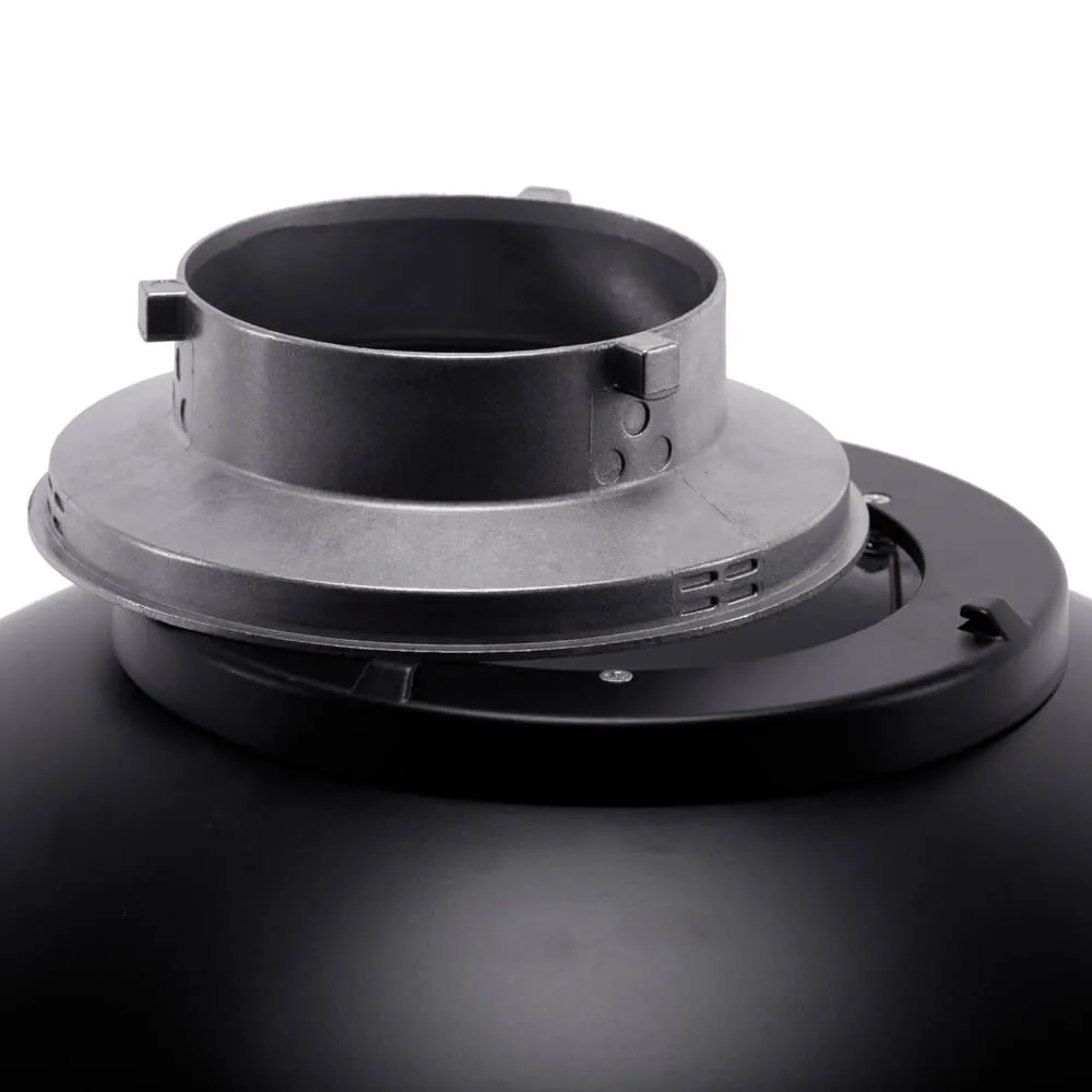 42cm (16.5") Bowens Beauty Dish Reflector (White) & S-Type Bracket