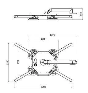 Aardwolf DC Powered Vacuum Glass Lifter ARGL-500