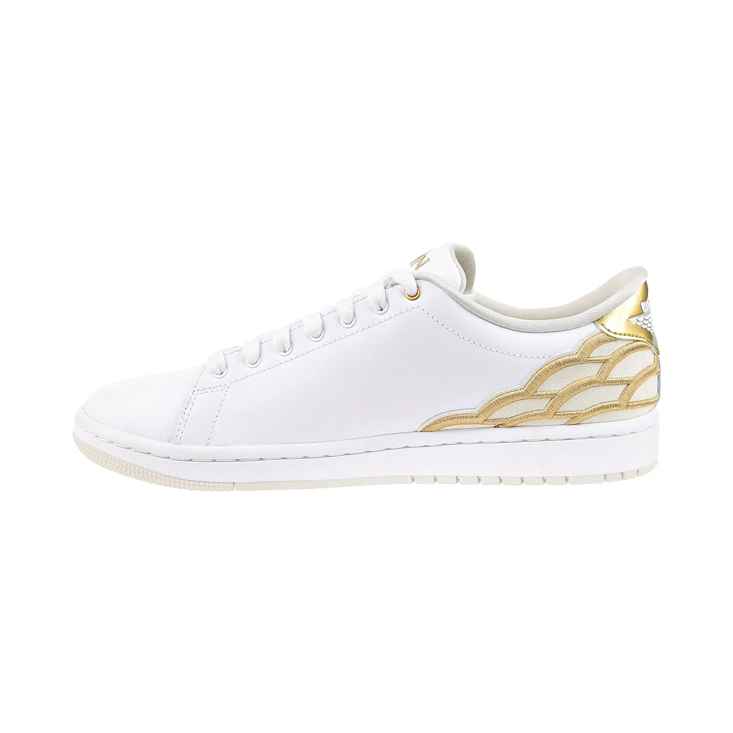 Air Jordan 1 Centre Court Men's Shoes White-Light Orewood Brown