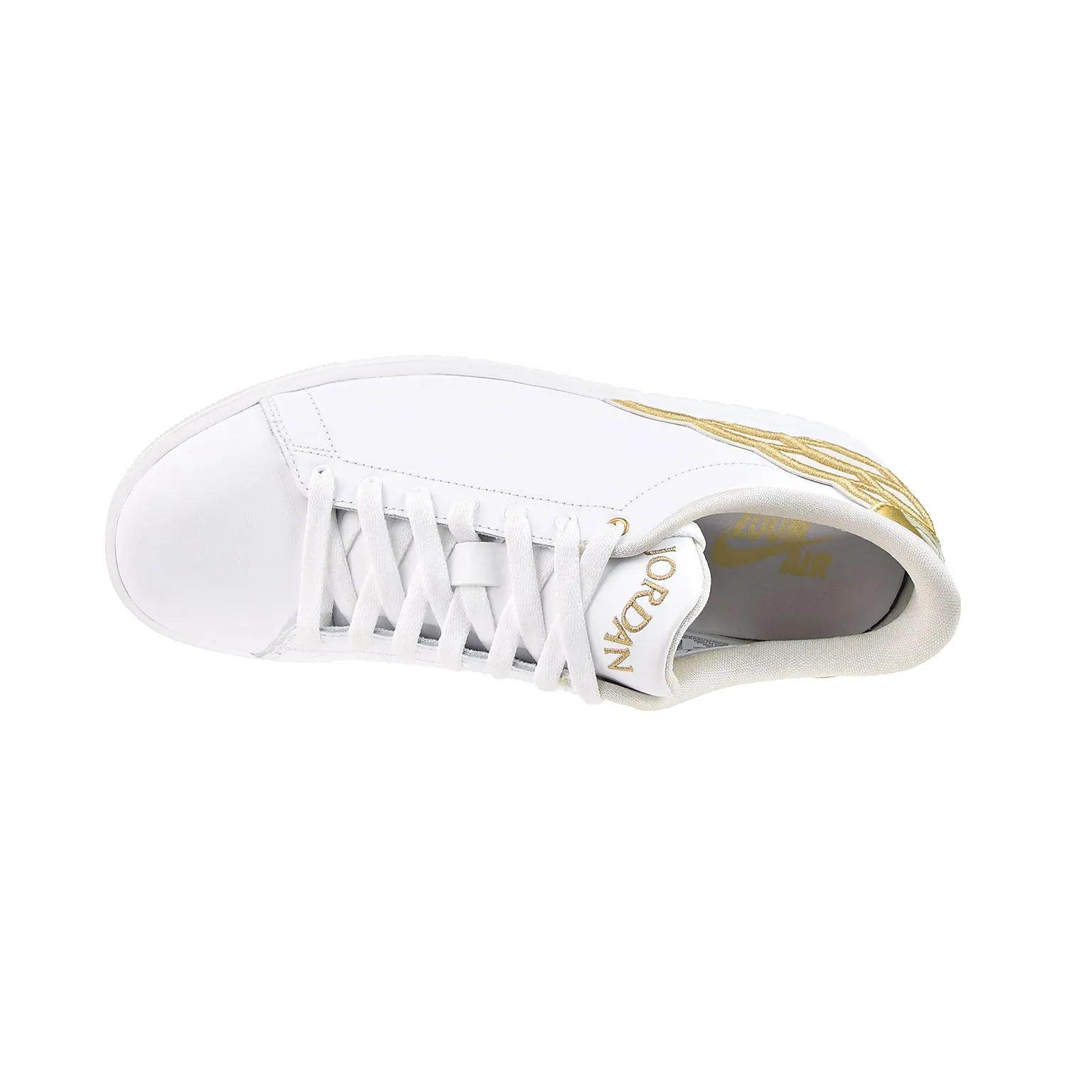 Air Jordan 1 Centre Court Men's Shoes White-Light Orewood Brown
