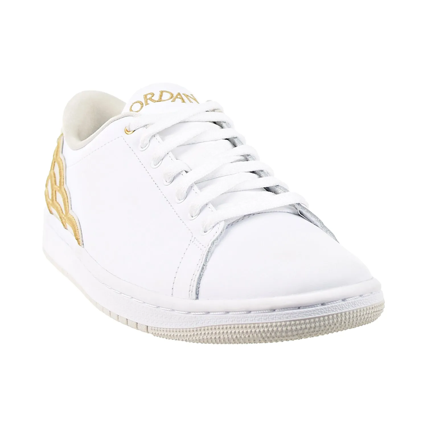 Air Jordan 1 Centre Court Men's Shoes White-Light Orewood Brown