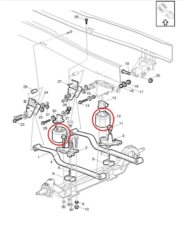Air Spring | Volvo / Mack | Volvo 20897204 / 20462934 | FleetRun FR-SPSN047
