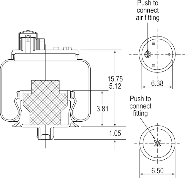 Air Spring | Volvo / Mack | Volvo 20897204 / 20462934 | FleetRun FR-SPSN047