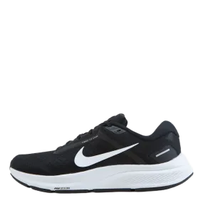 Air Zoom Structure 24 Men's Road Running Shoes BLACK/WHITE