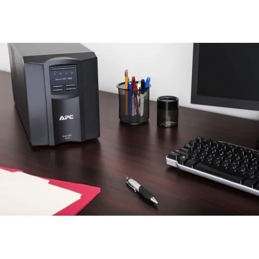 APC Smart-UPS 1000VA 700W Tower with Smart Connect, 230V Input/ Output, 8x IEC C13 Outlets