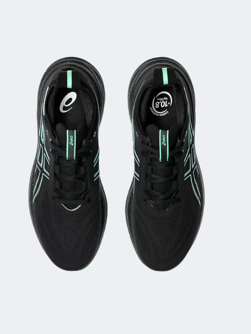 Asics Gel Nimbus 26 Men Running Shoes Black/Sea