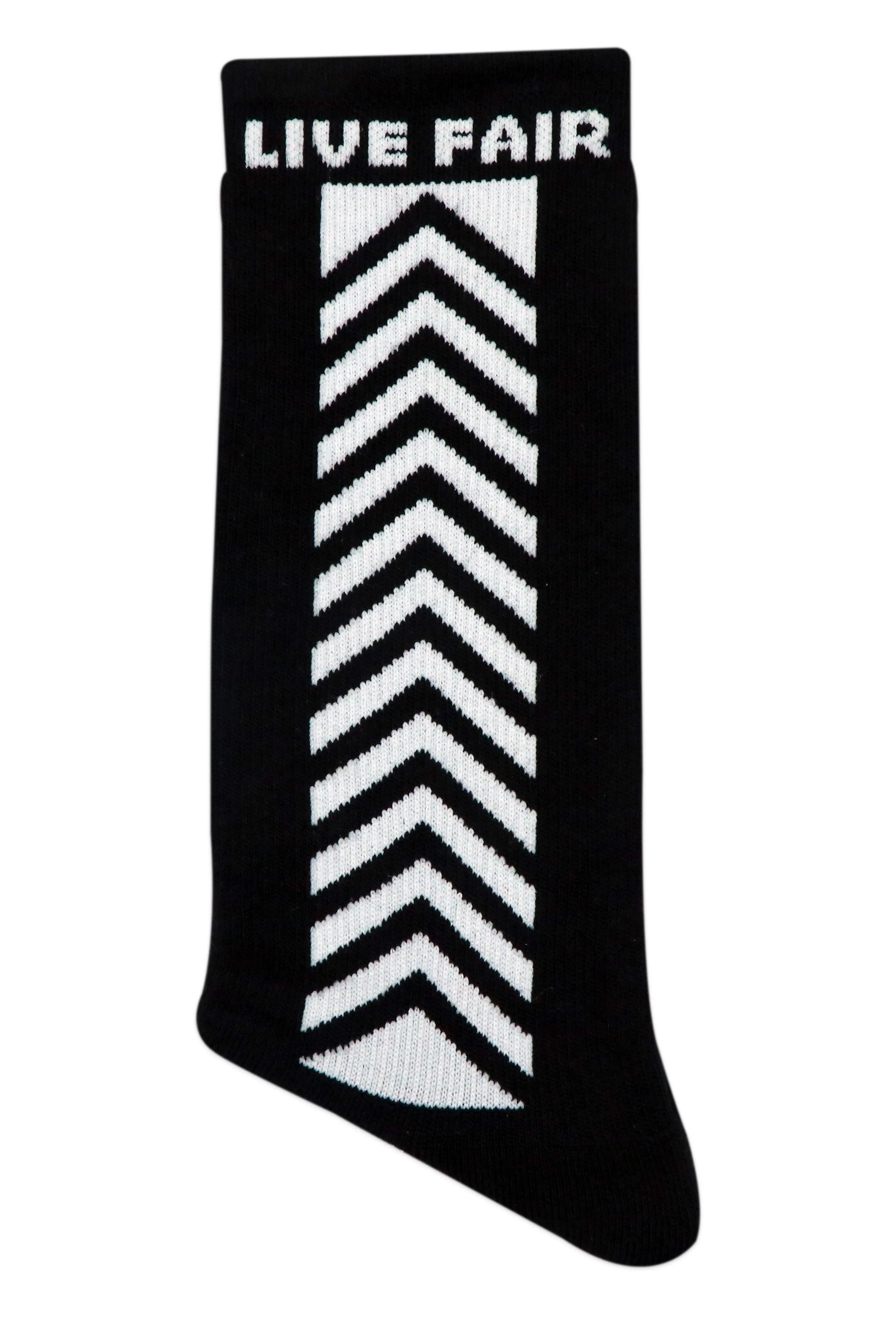 Balenzia Men's Fairtrade Organic Cotton Crew length Socks (Pack of 1 Pair/1U) - Black