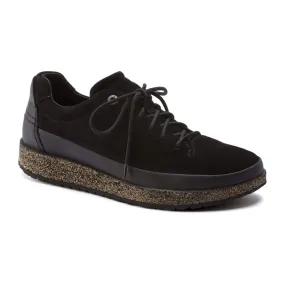Birkenstock Honnef Low Lace Up (Unisex) - Black Suede