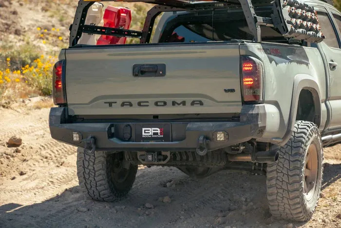 BODY ARMOR 4X4 | Tacoma 3rd Gen 2016-2023 Pro Series II Rear Bumper (TC-2966)