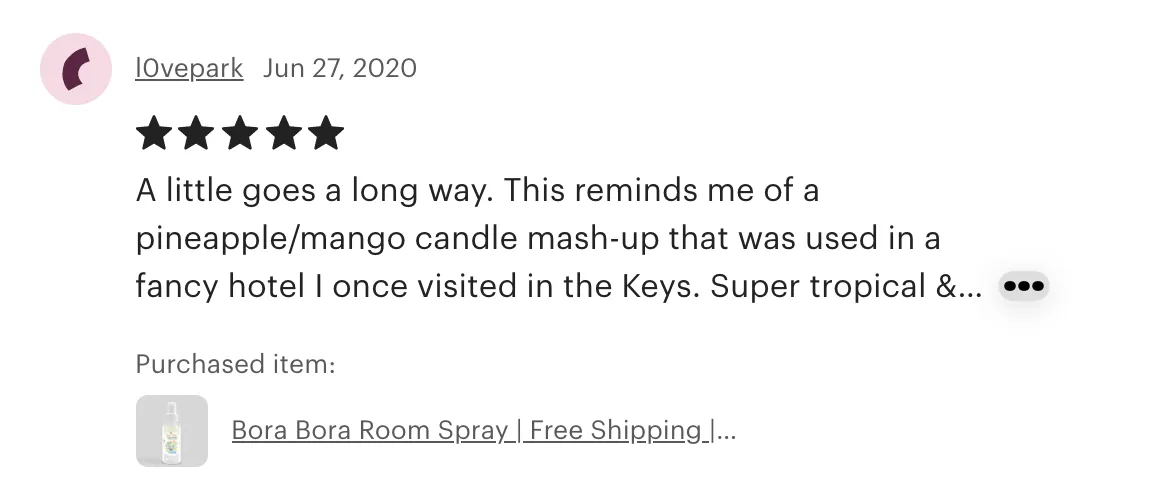 Bora Bora Room Spray