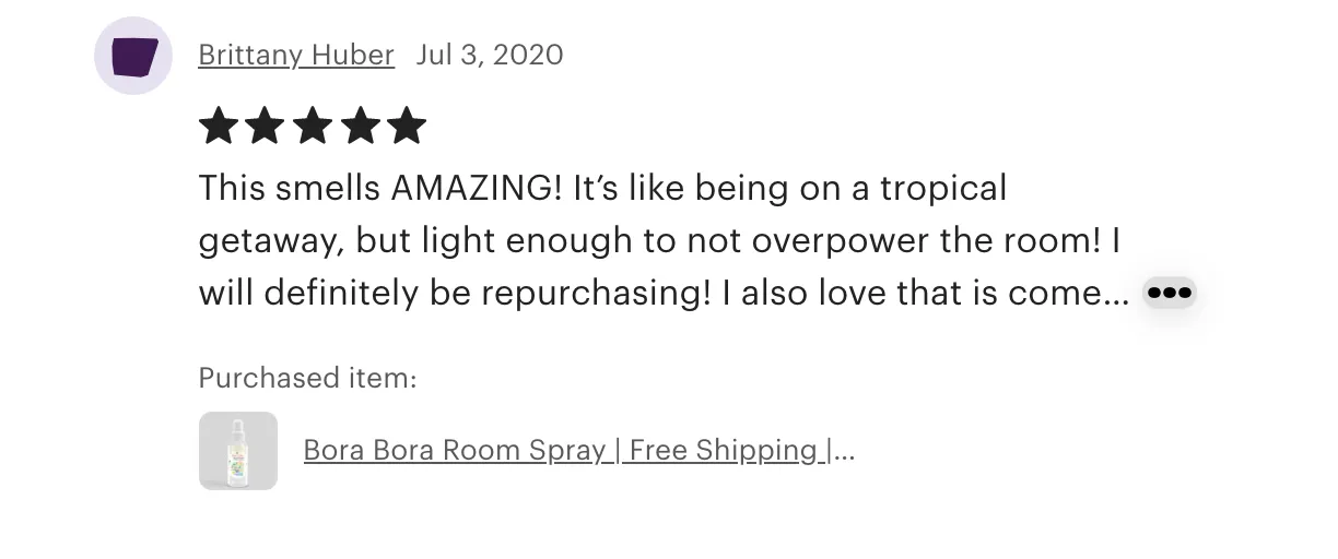 Bora Bora Room Spray