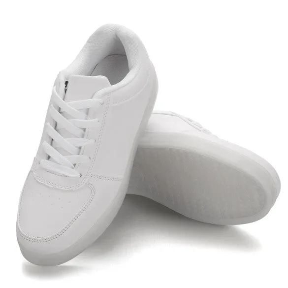 Charming Unisex LED Light Luminous Lace Up Sportswear Sneakers