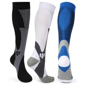 Compression Socks Nylon Medical Nursing Stockings Outdoor Cycling Adult Sports Socks