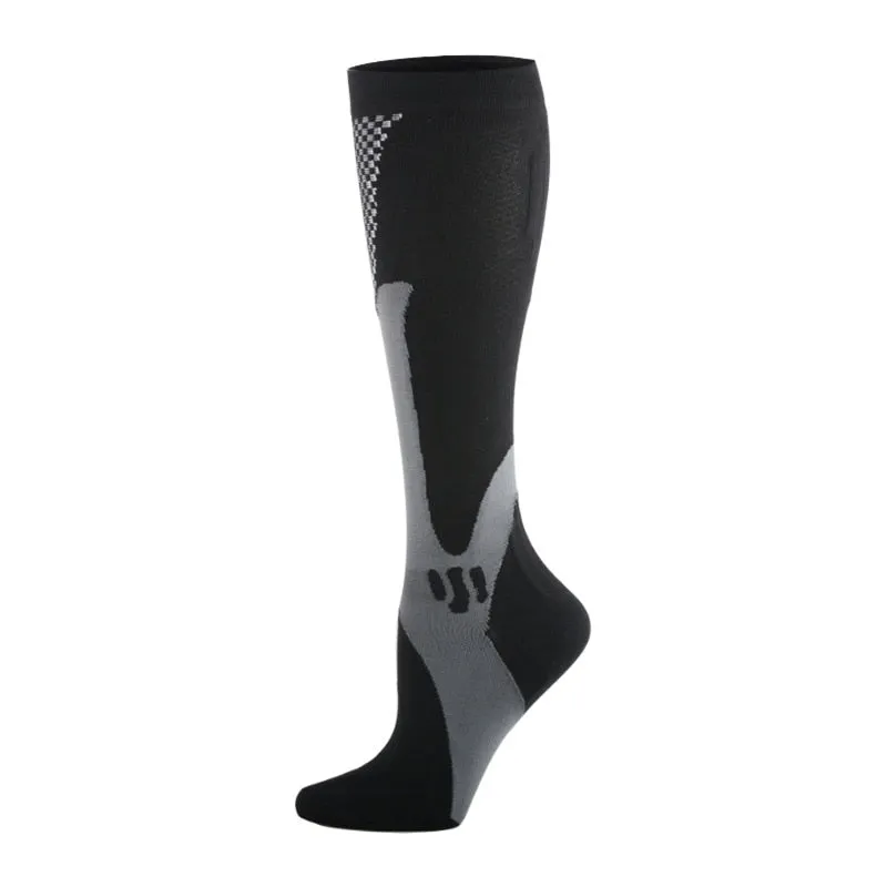 Compression Socks Nylon Medical Nursing Stockings Outdoor Cycling Adult Sports Socks