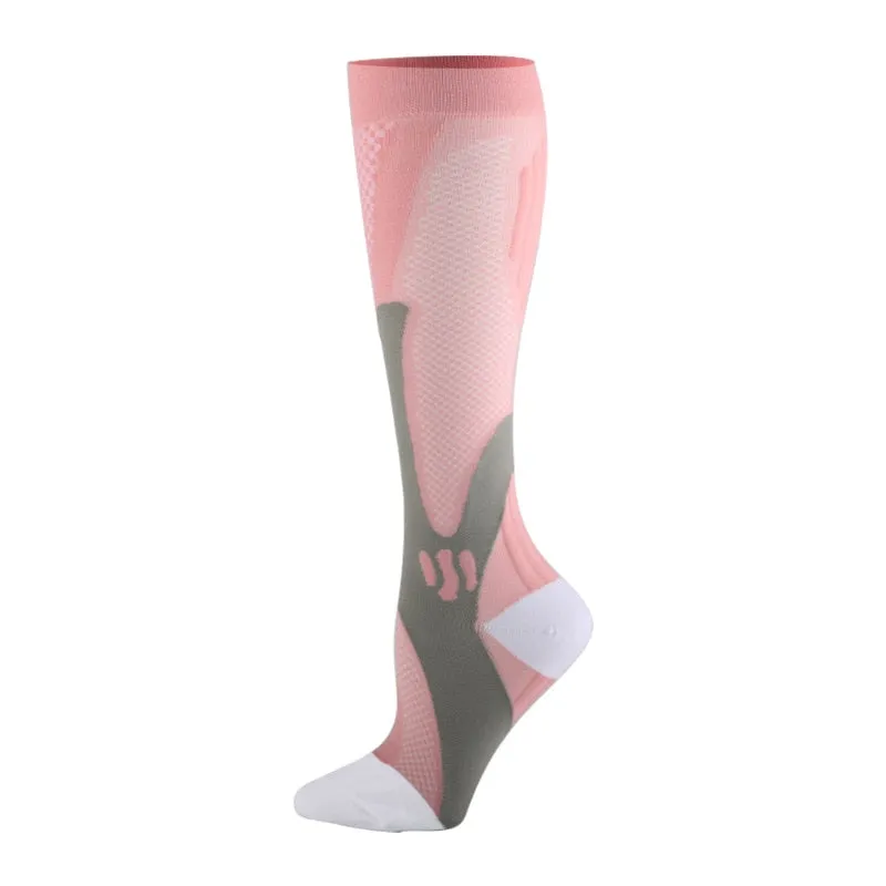 Compression Socks Nylon Medical Nursing Stockings Outdoor Cycling Adult Sports Socks