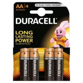 Duracell Battery AA 4 Pack - Case of 20