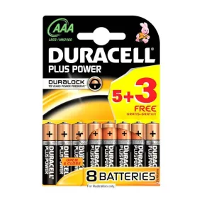 Duracell Plus Battery AAA 5   3 pack - Case of 10