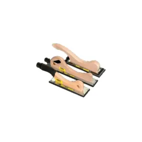 Eezer® 1408 Heavy-Duty Handsander, 2-3/4 in Dia x 8 in L, Clip-On/PSA Attachment