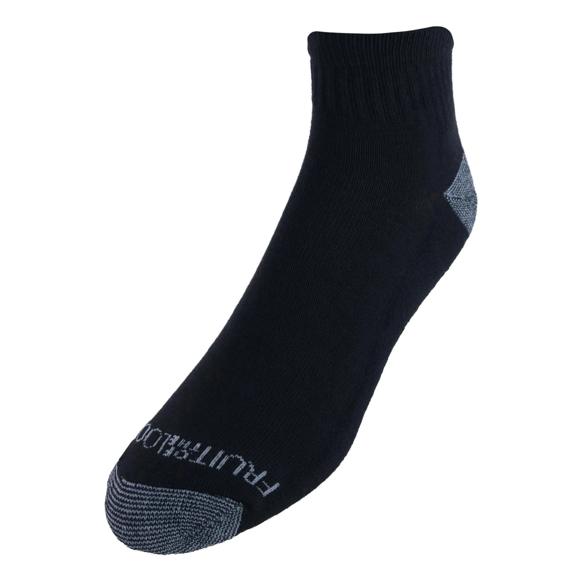 Fruit of the Loom Men's Dual Defense Quarter Ankle Socks (12 Pack)