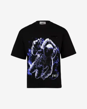 G West Heavy Weight Galaxy Mens Premium Oversized Tee