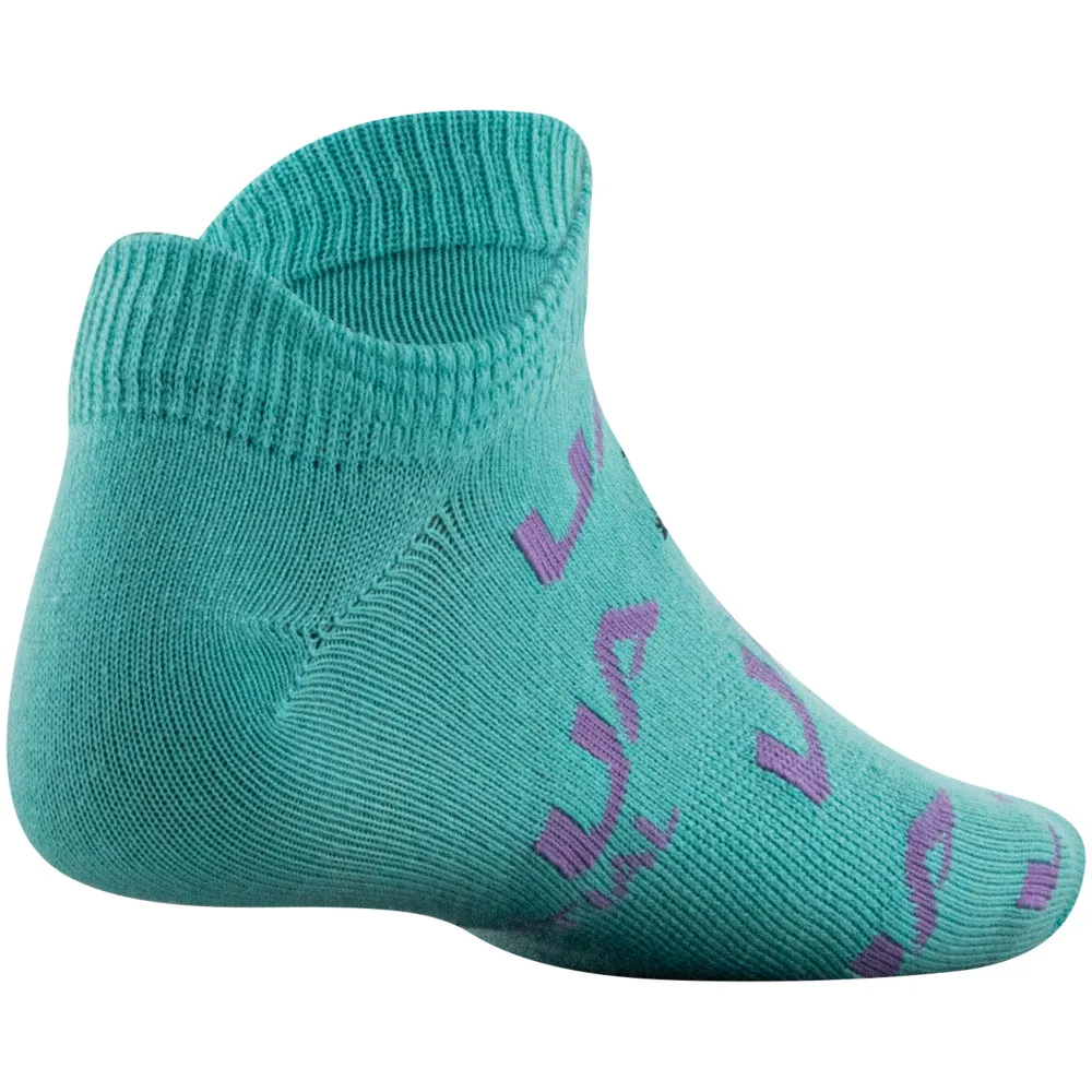Girls' Under Armour Youth Essential No Show 6-Pack Socks