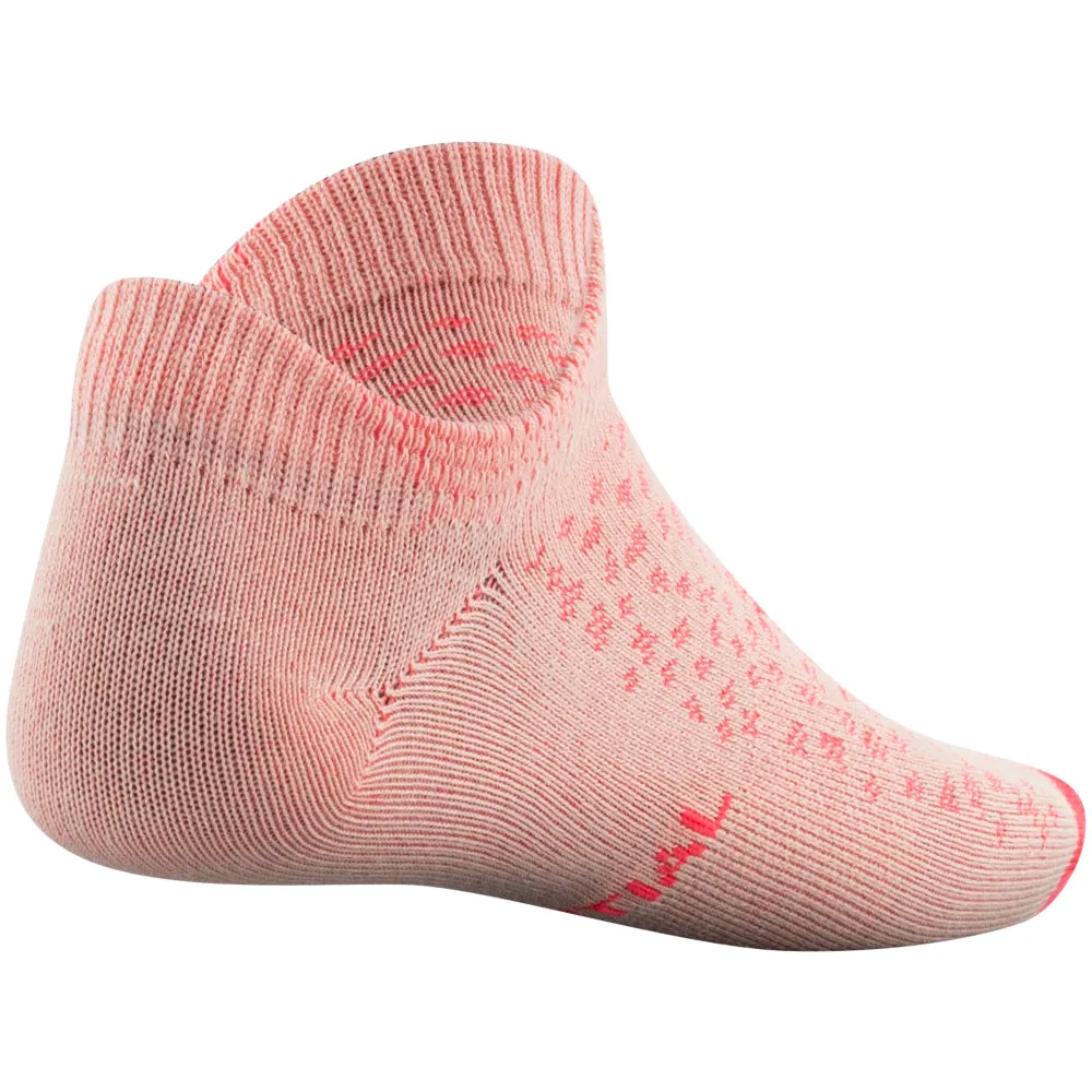 Girls' Under Armour Youth Essential No Show 6-Pack Socks