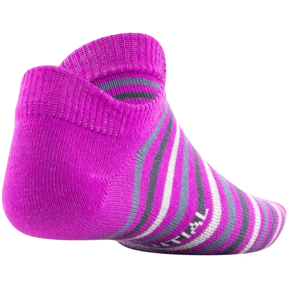 Girls' Under Armour Youth Essential No Show 6-Pack Socks