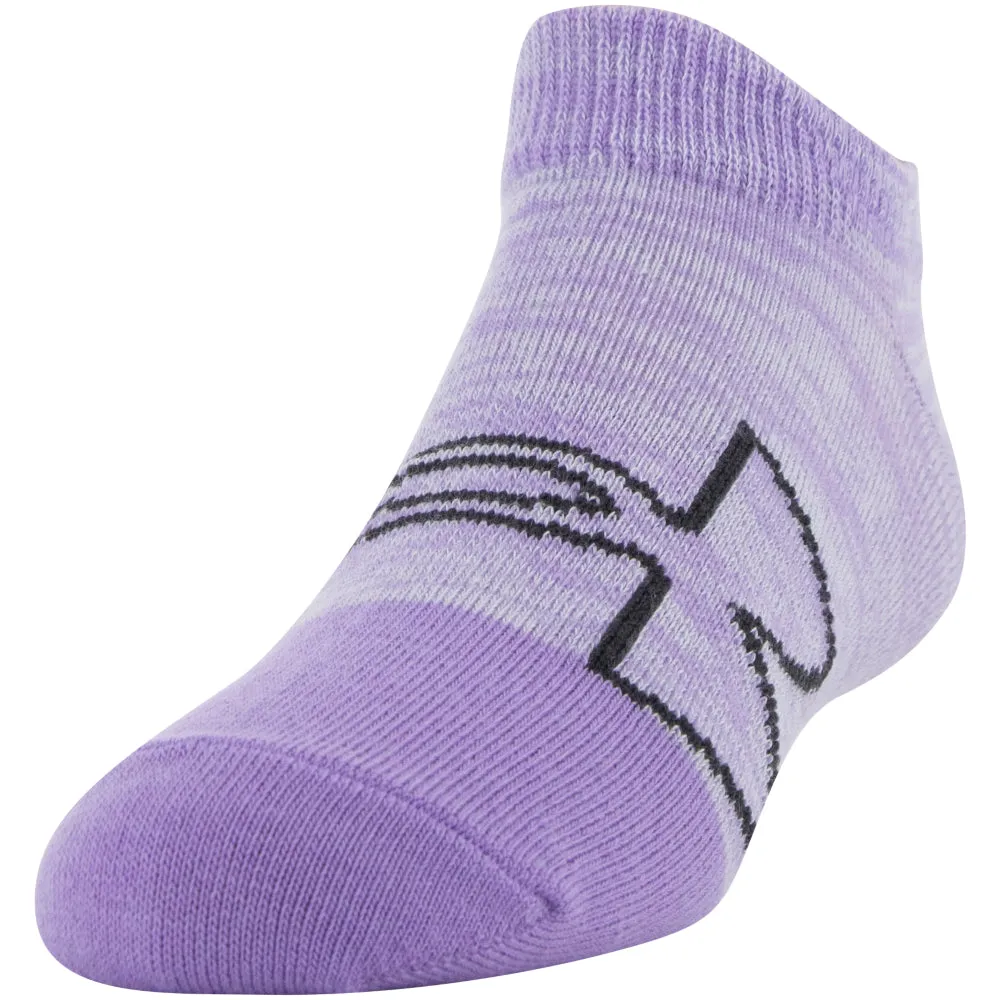Girls' Under Armour Youth Essential No Show 6-Pack Socks