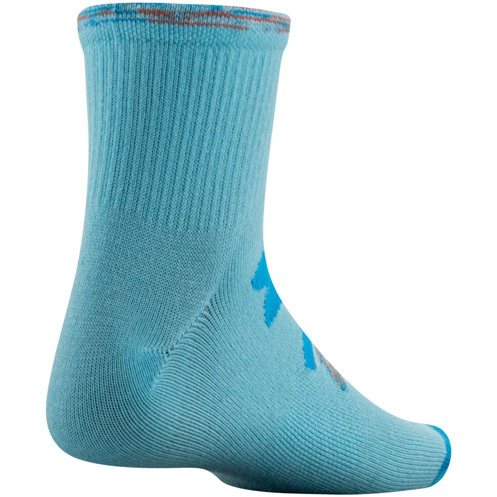 Girls' Under Armour Youth Essential Quarter Sock 6-Pack