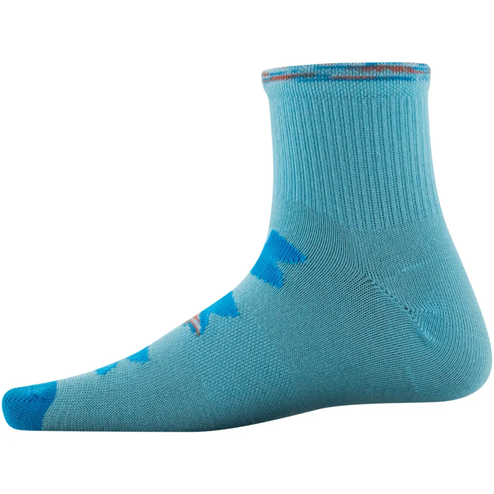 Girls' Under Armour Youth Essential Quarter Sock 6-Pack