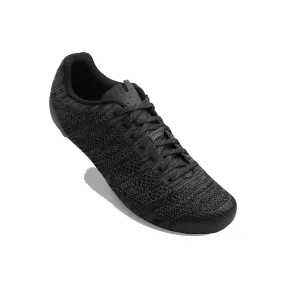 Giro Empire E70 Knit Road Cycling Shoes 2019: Black/Charcoal Heather 40
