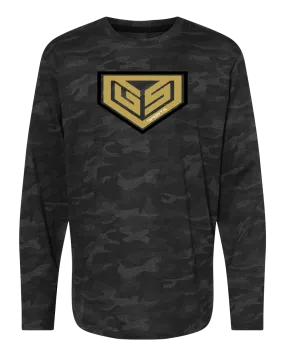 GS Sports Crest Long Sleeve Tee - Black Camo