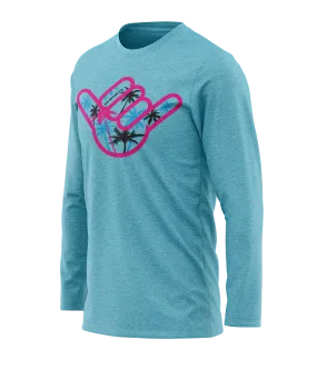 GS Sports Palm Tree Shaka SB Long Sleeve Tee
