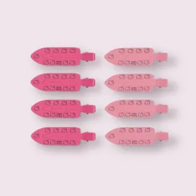 Hair Clips Cute Alligator 8Pcs Pack