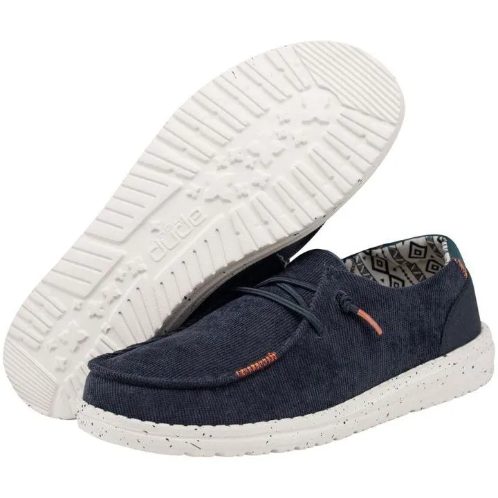 Hey Dude Wendy Navy Corduroy