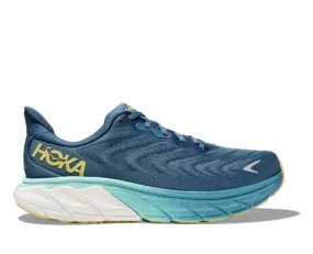 Hoka Mens Arahi 6 Running Shoe Bluesteel/Sunlit Ocean