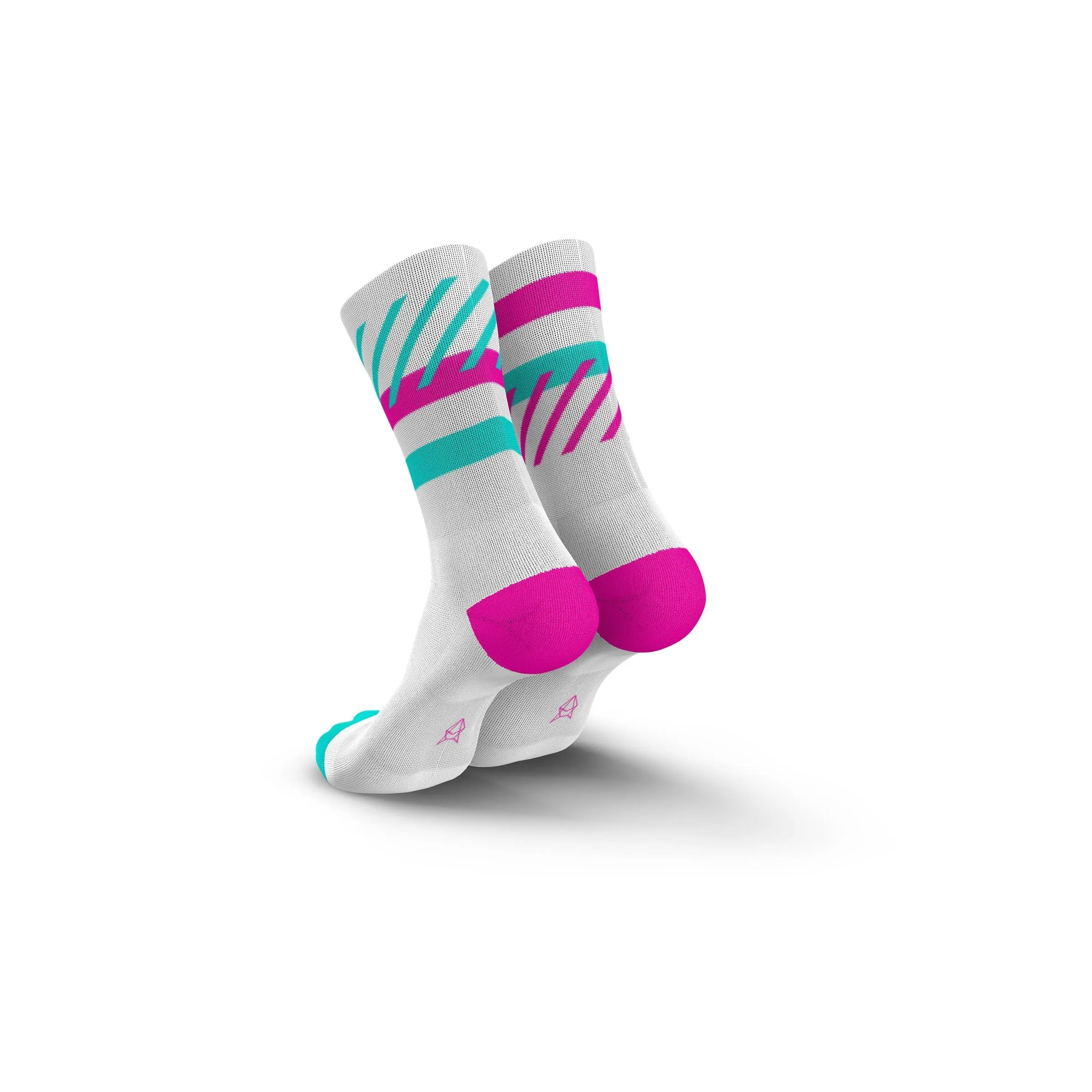 INCYLENCE RUNNING SOCKS - DISRUPTS PINK CYAN