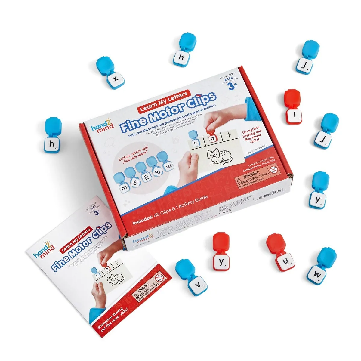 Learn My Letters Fine Motor Clips