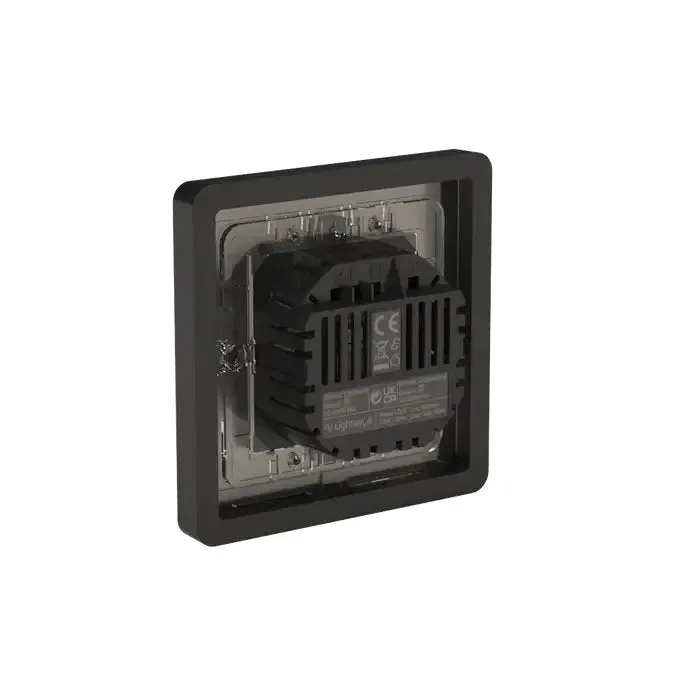 Lightwave LP22MK2 Smart Dimmer with Energy Monitoring, 2 Gang, Stainless Steel Works with Alexa, Google Assistant, HomeKit. iOS & Android Compatible