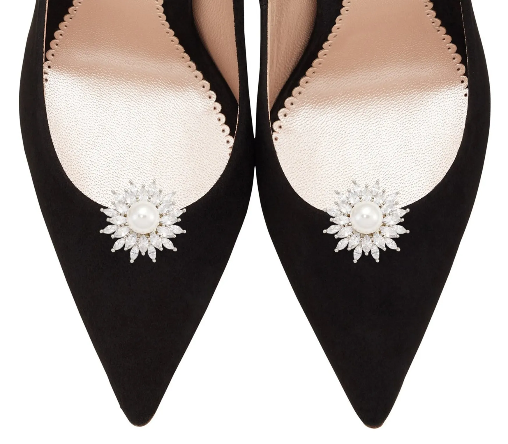 Luna Pearl Shoe Clips