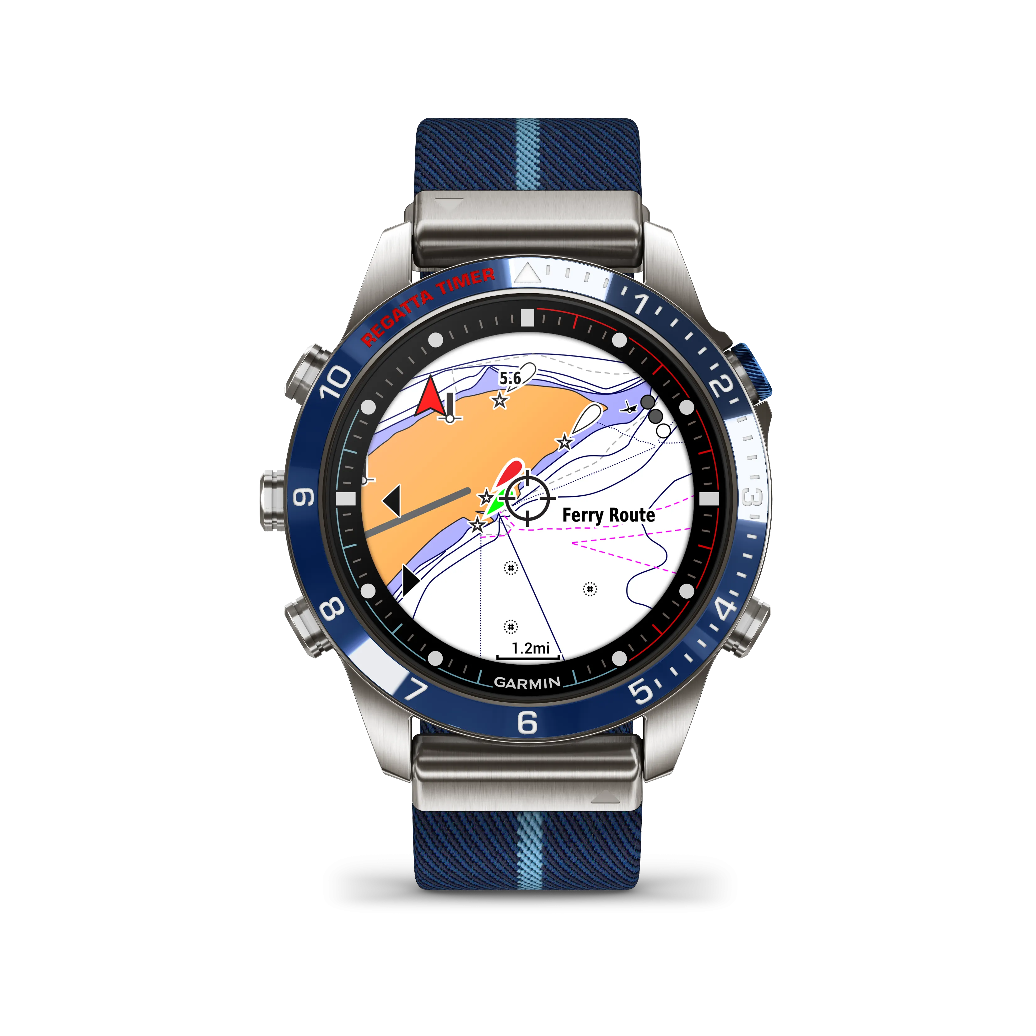 MARQ Captain Gen 2 Smart Watch, 46mm - Blue - 010-02648-11