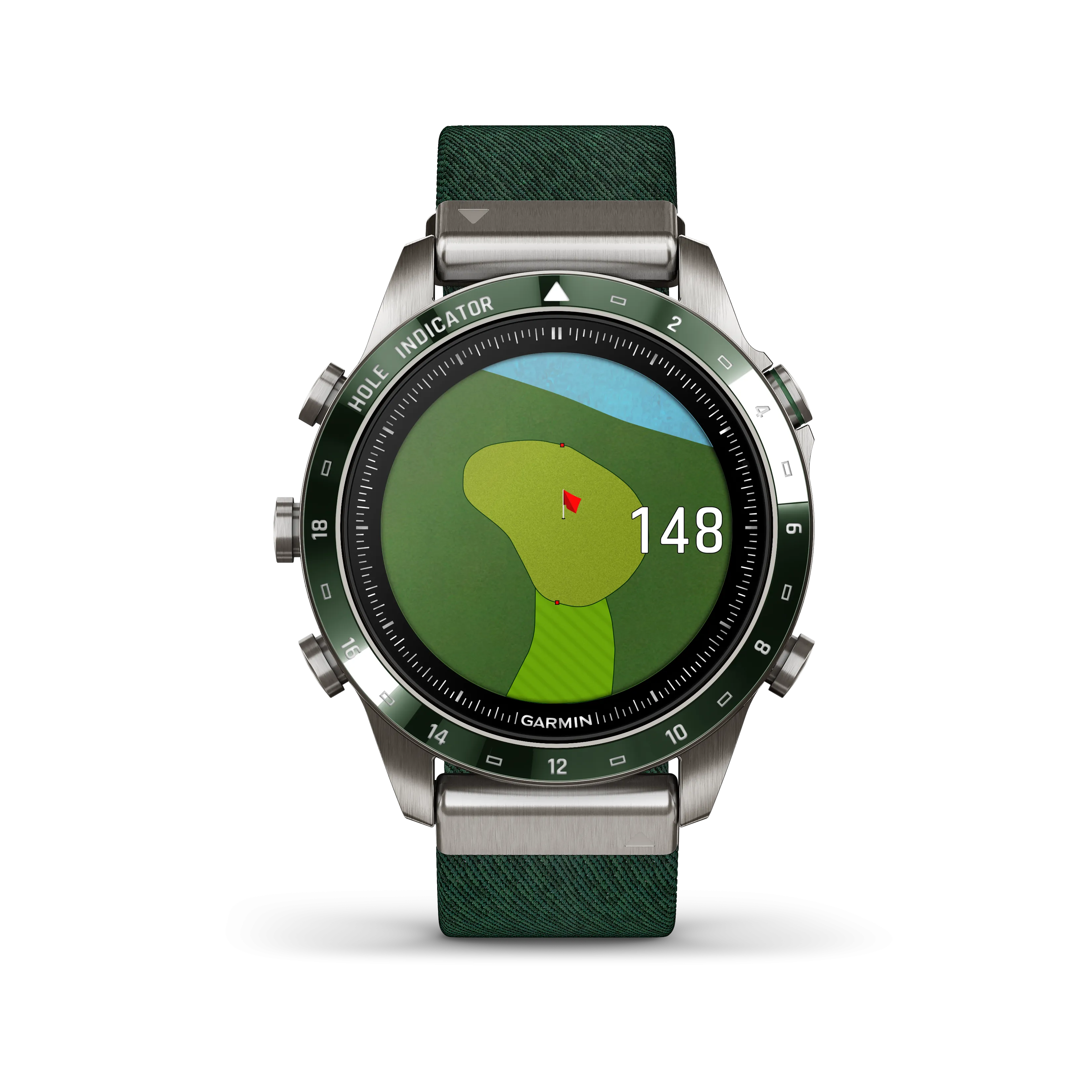 MARQ Golfer Gen 2 Smart Watch, 46mm - Green - 010-02648-21