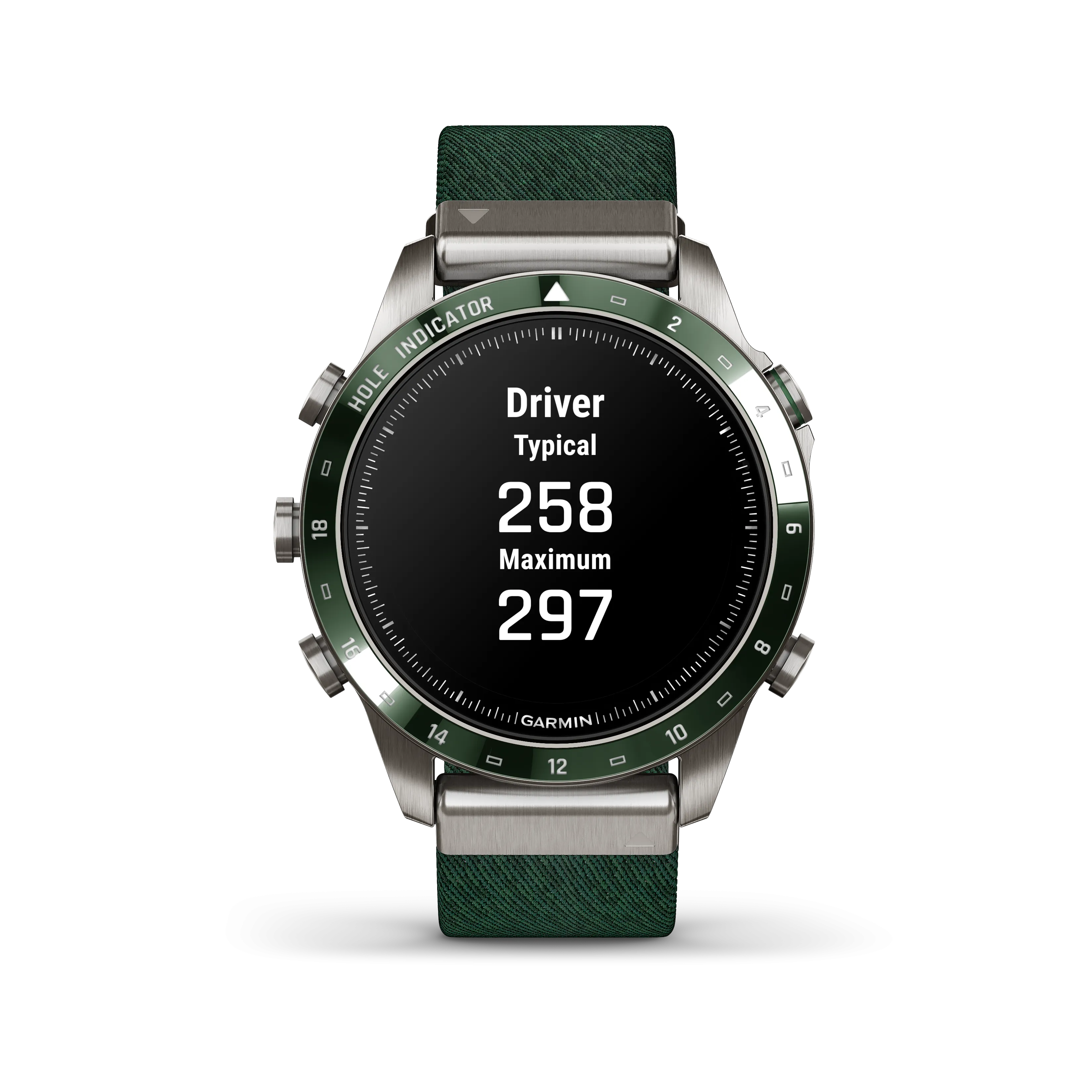 MARQ Golfer Gen 2 Smart Watch, 46mm - Green - 010-02648-21