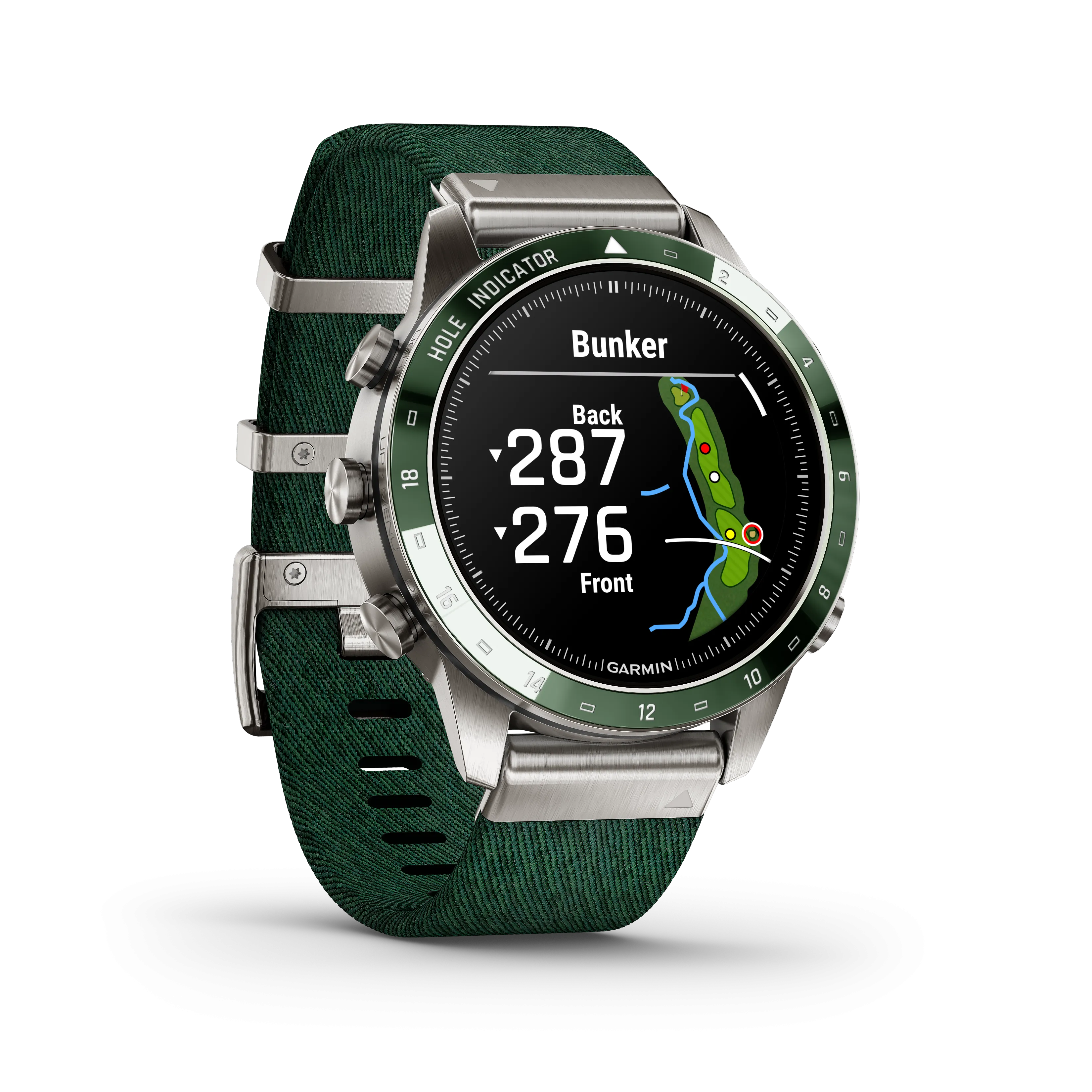 MARQ Golfer Gen 2 Smart Watch, 46mm - Green - 010-02648-21